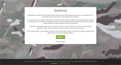 Desktop Screenshot of military-shop.hu